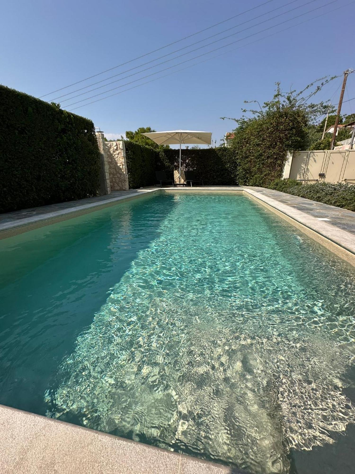 Villa Agia Marina 5M Walk To The Beach With Private Pool Extérieur photo