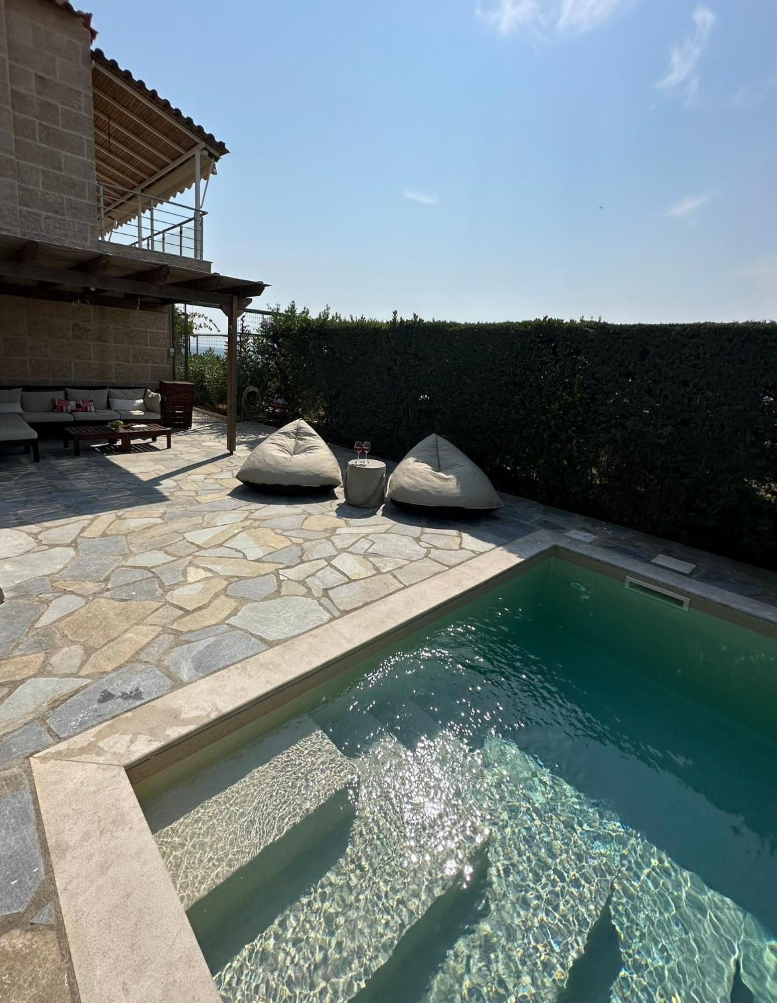 Villa Agia Marina 5M Walk To The Beach With Private Pool Extérieur photo