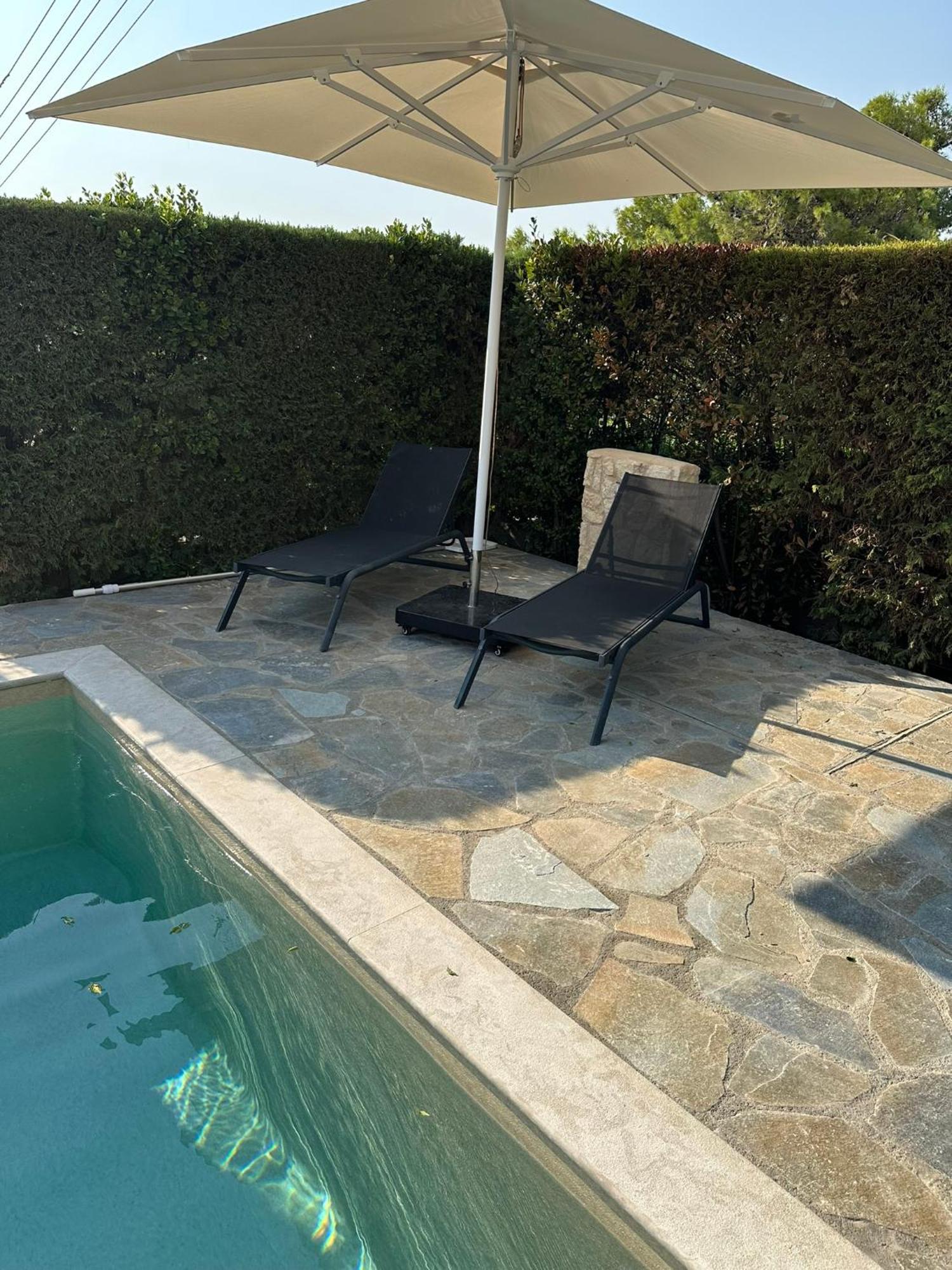 Villa Agia Marina 5M Walk To The Beach With Private Pool Extérieur photo